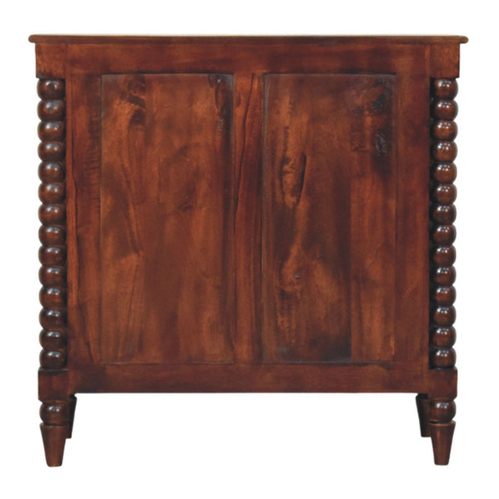 Spindle Winewood Chest - Brown, Wood