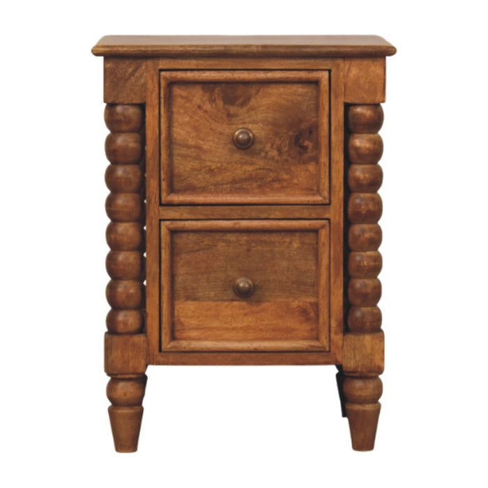 Spindle Amber Bedside