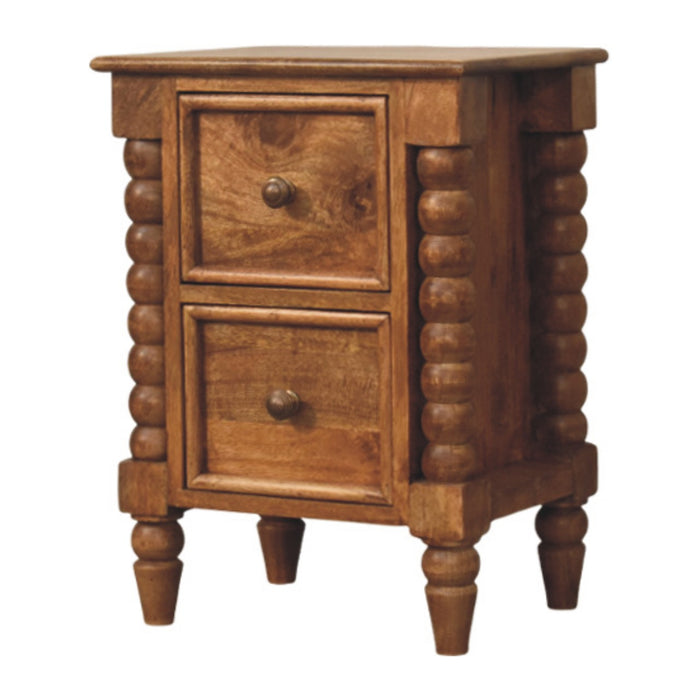 Spindle Amber Bedside