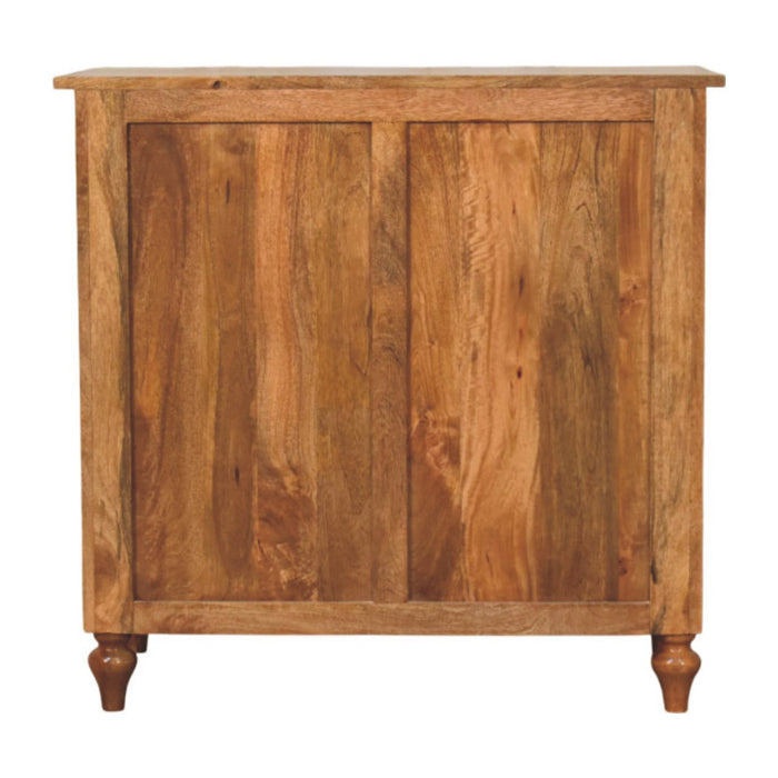 Spindle 3-Drawer Chest - Natural, Wood