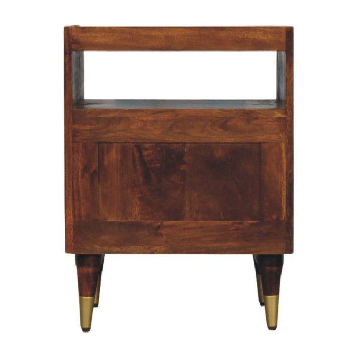 Valenza Open Frame Bedside - Brown, Wood