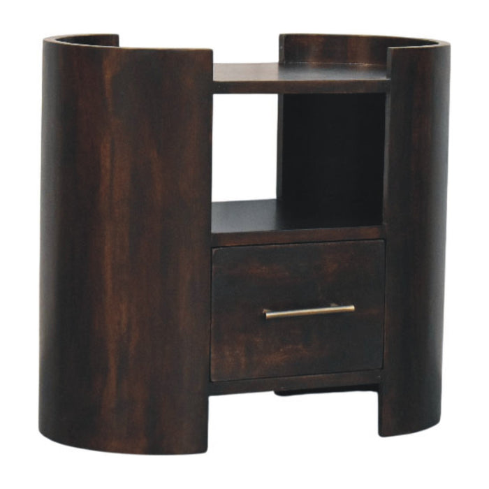 Valencia Bedside - Brown, Wood