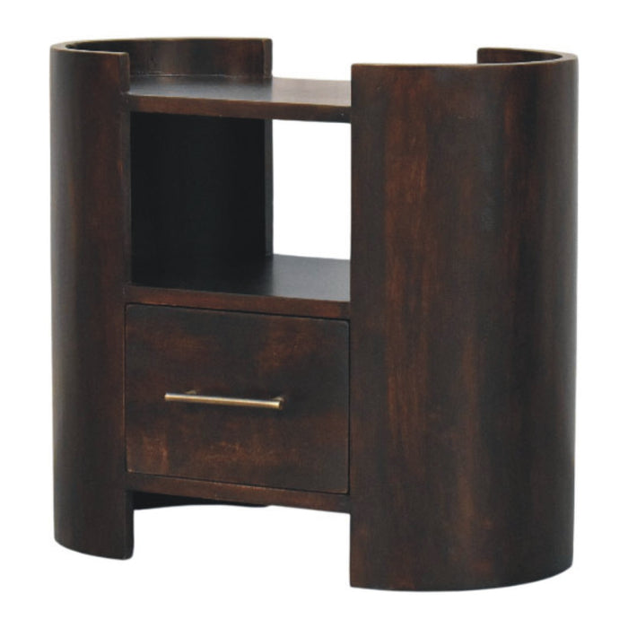 Valencia Bedside - Brown, Wood