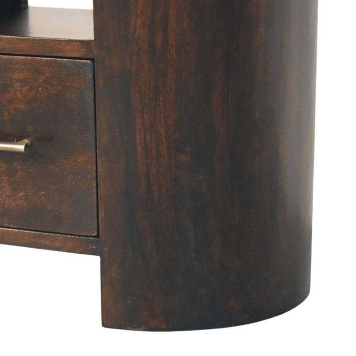 Valencia Bedside - Brown, Wood