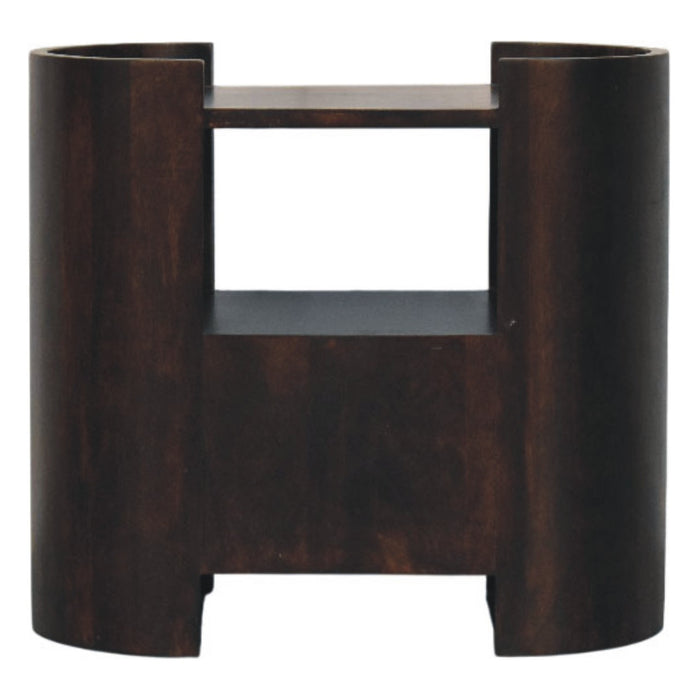 Valencia Bedside - Brown, Wood