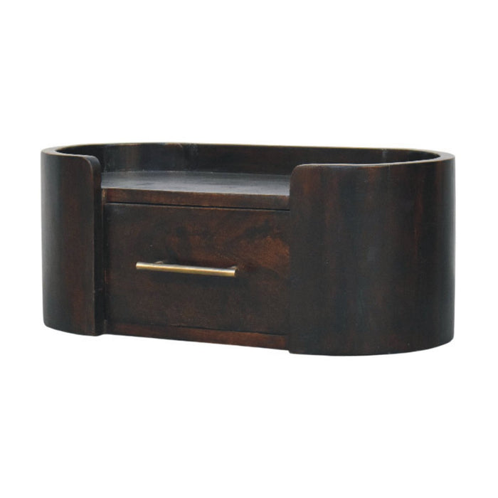 Valencia Wall-Mounted Bedside - Brown, Wood