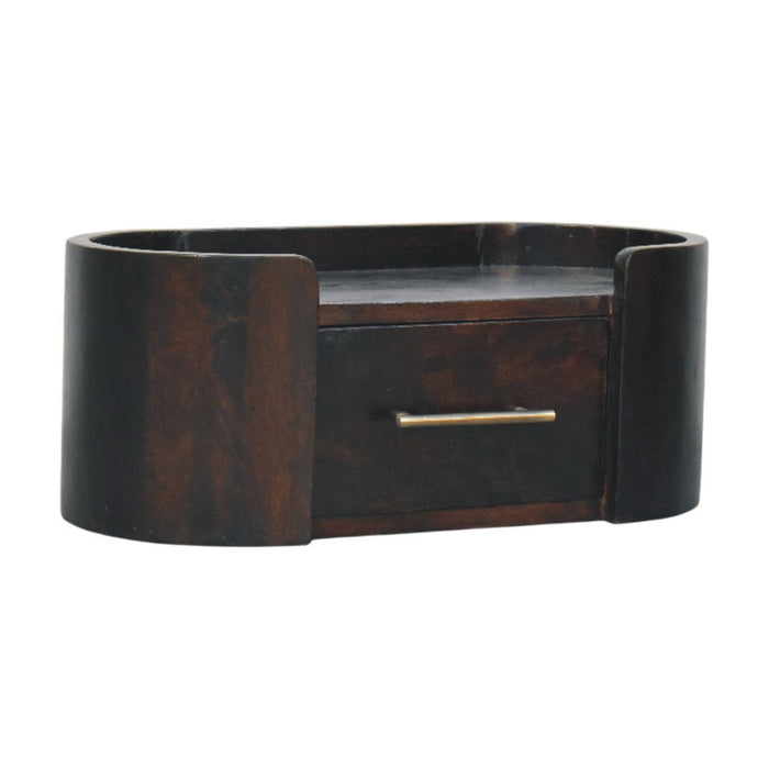 Valencia Wall-Mounted Bedside - Brown, Wood
