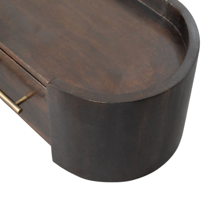 Valencia Wall-Mounted Bedside - Brown, Wood