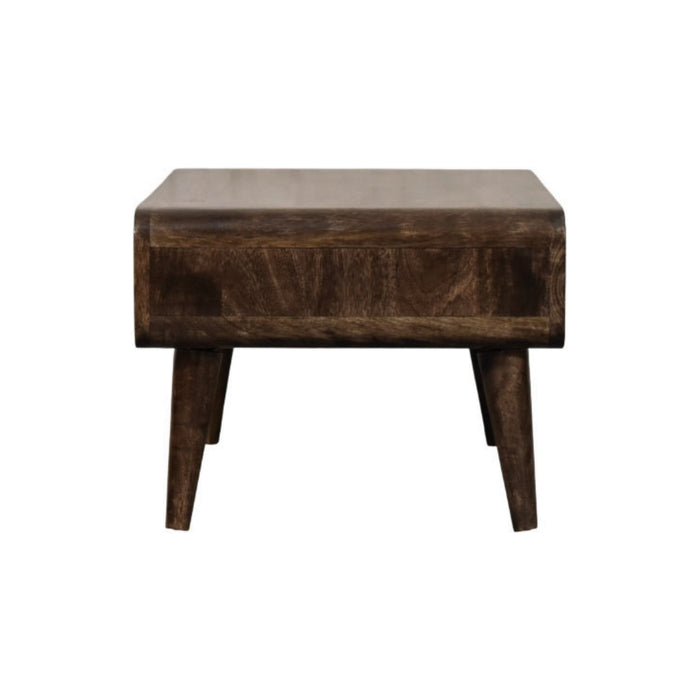 Rounded Edge Coffee Table - Brown, Wood