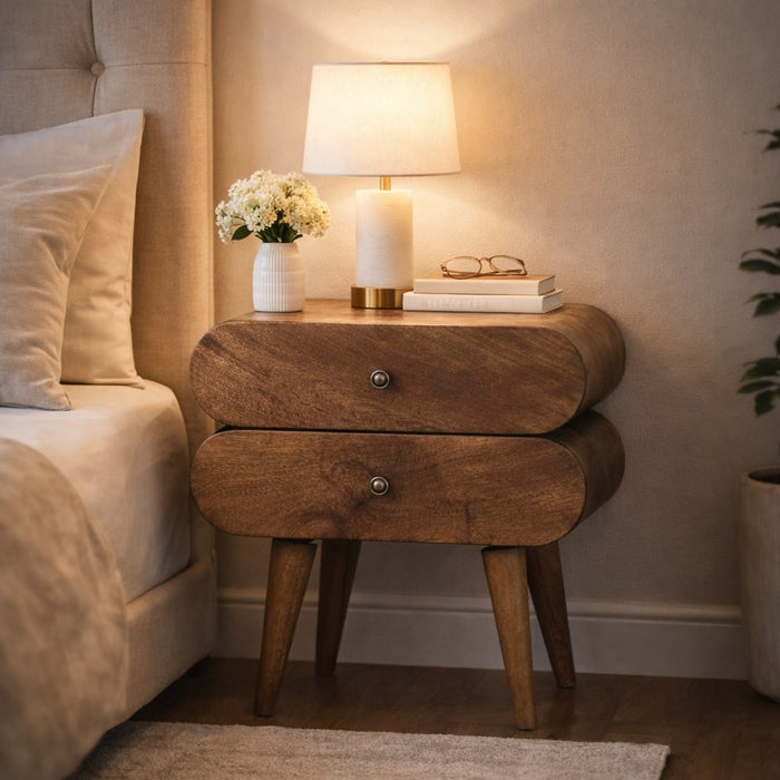 Slimline 2-Drawer Bedside