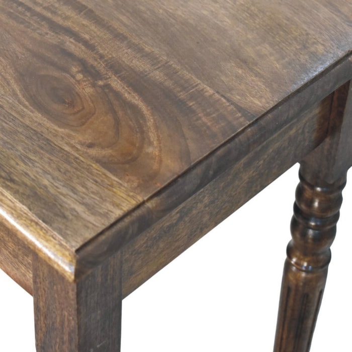 Heritage Turned-Leg Desk - Brown, Wood