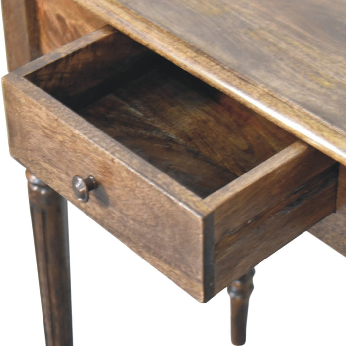 Heritage Turned-Leg Desk - Brown, Wood