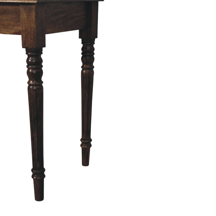 Heritage Turned-Leg Desk - Brown, Wood