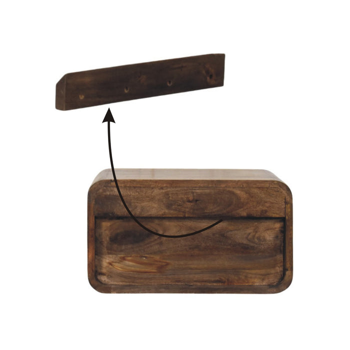 Wall-Mount Open Slot Bedside