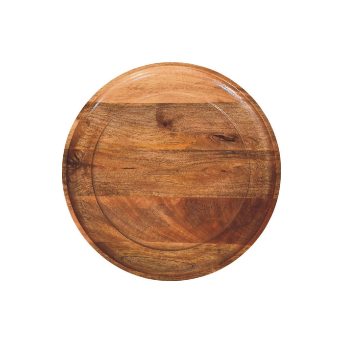 Spindle Tray Side Table - Natural, Wood
