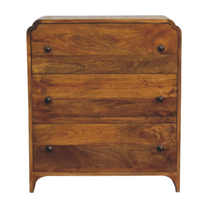 Scalloped Edge Chest - Natural, Wood