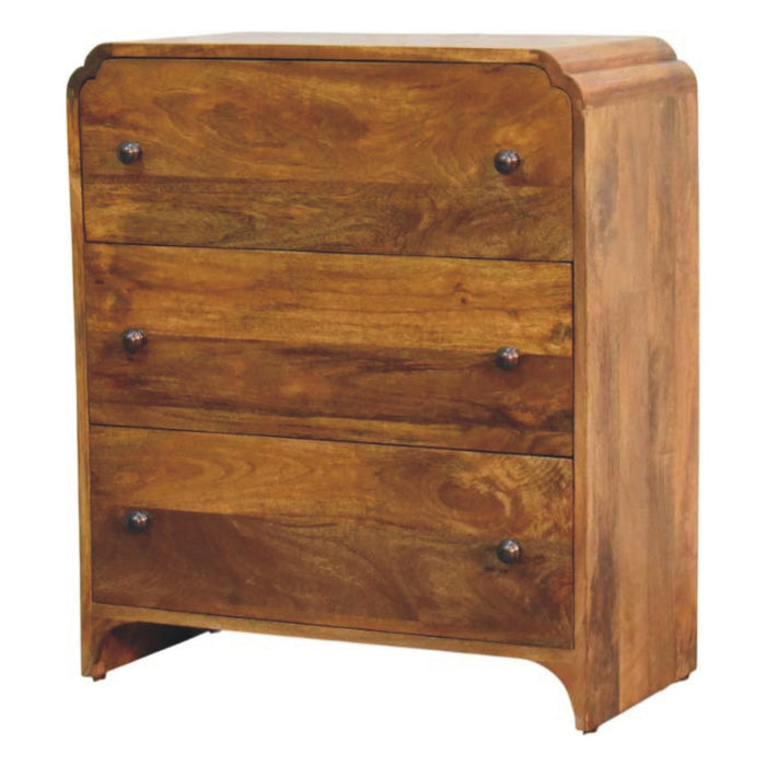 Scalloped Edge Chest - Natural, Wood