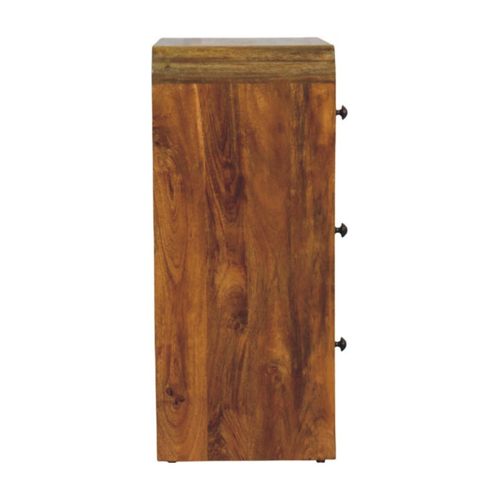 Scalloped Edge Chest - Natural, Wood