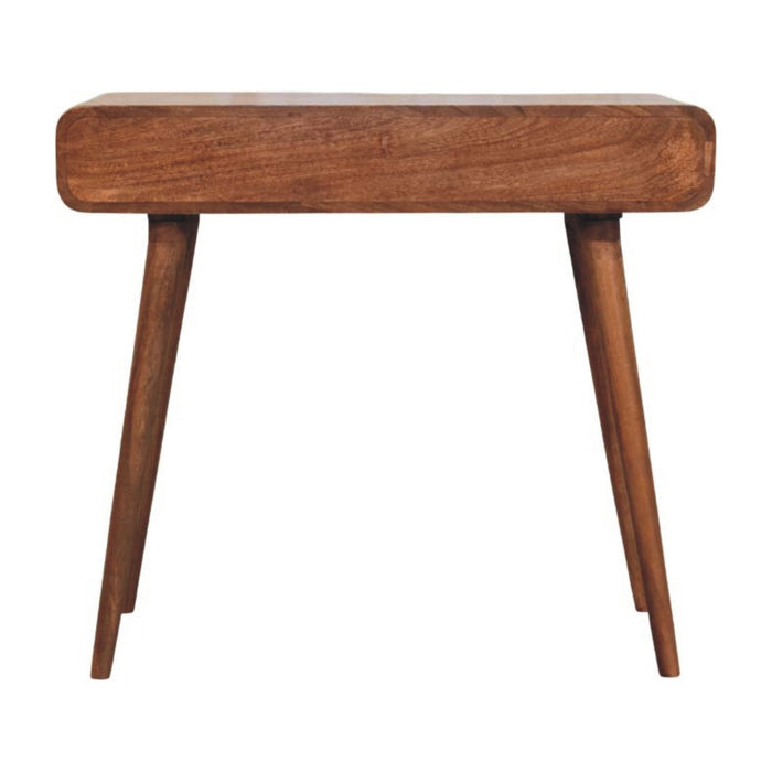 Curved Writing Desk - Natural, Wood