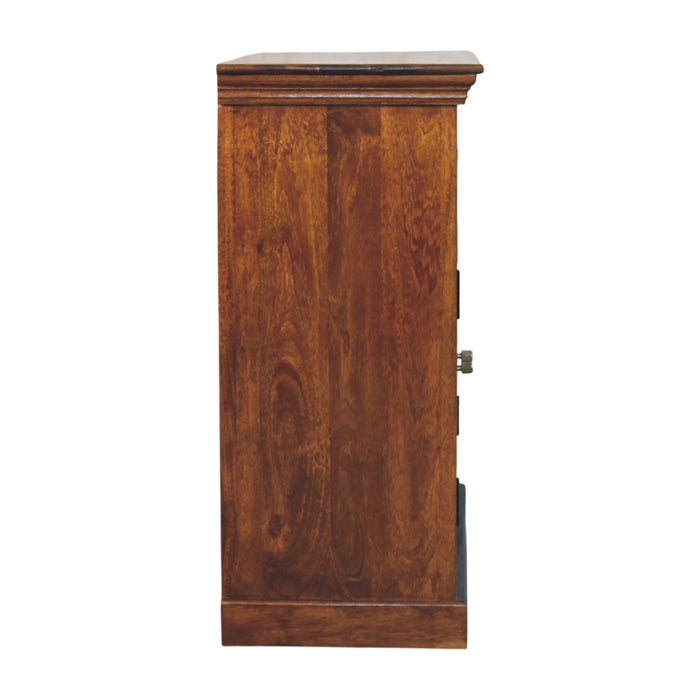 Amber Oak Heritage Carved Cabinet - Natural, Wood