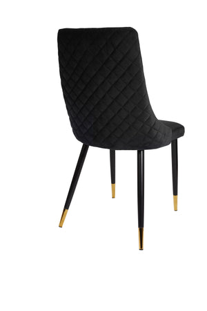 Iris Dining Chair Black (Set of 2)