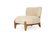 Iris Occasional Chair - Natural on Caramel Frame