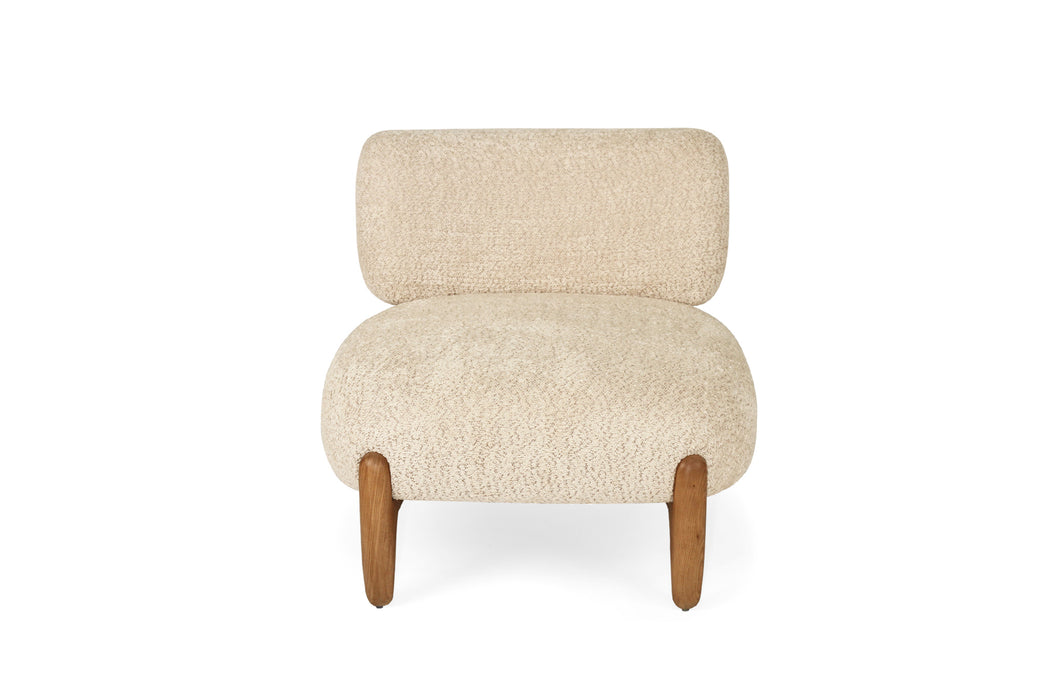 Iris Occasional Chair - Natural on Caramel Frame