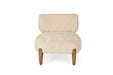 Iris Occasional Chair - Natural on Caramel Frame