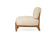 Iris Occasional Chair - Natural on Caramel Frame
