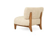 Iris Occasional Chair - Natural on Caramel Frame