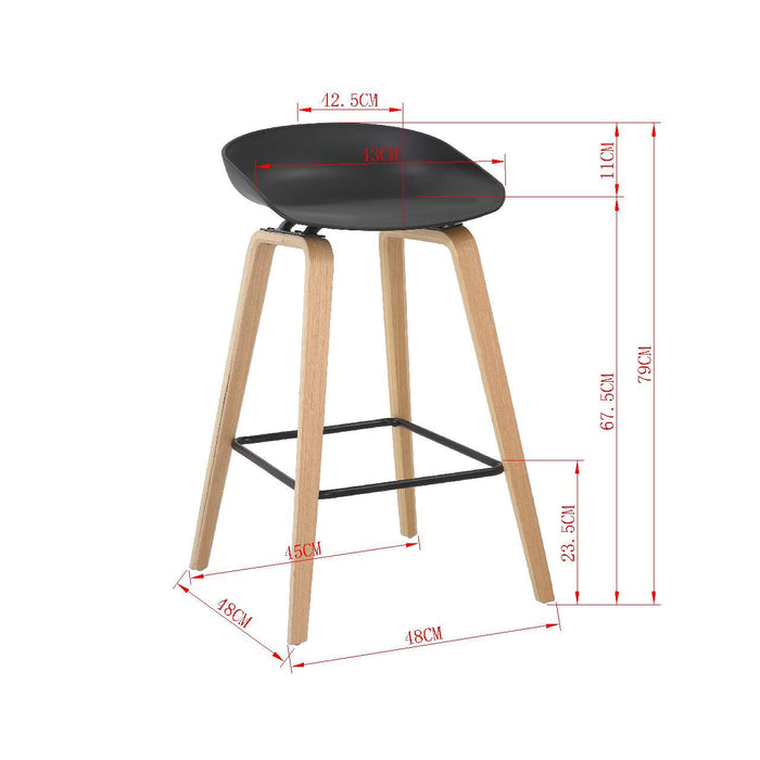 Comfy Bar Stool Black