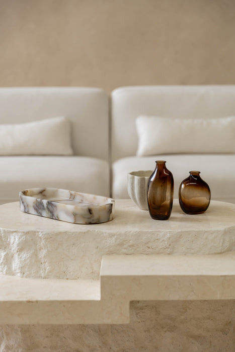 Pietra Oval Marble Tray - Calacatta Viola