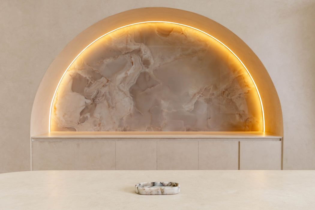 The Pietra Marble Tray Set - Calacatta Viola