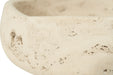 Jillian Organic Fruit Bowl - Small - Travertine - White