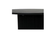 Jonah Round Dining Table - 1.2m - Black - 120cm Black