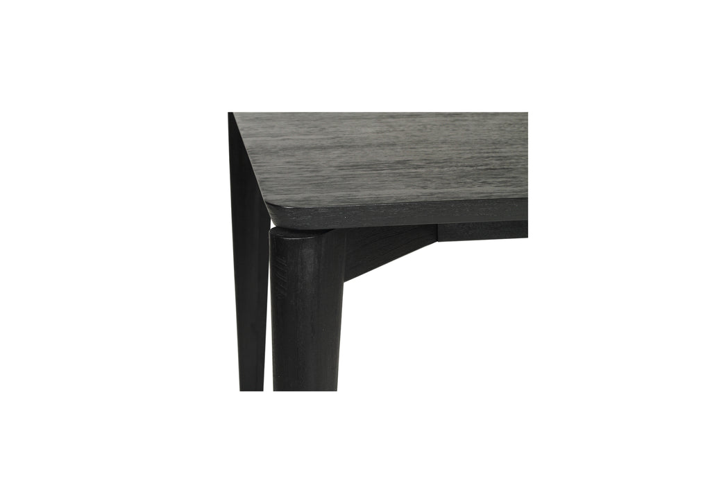 June Dining Table - Black - 90cm