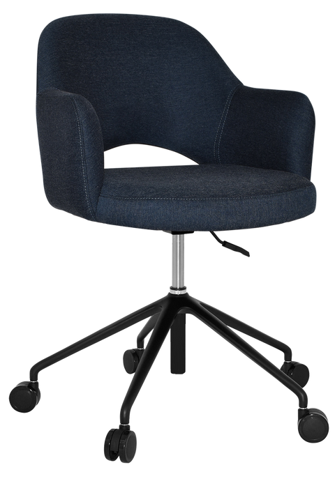 Arm Chair Albury Castor V2 Black - Gravity