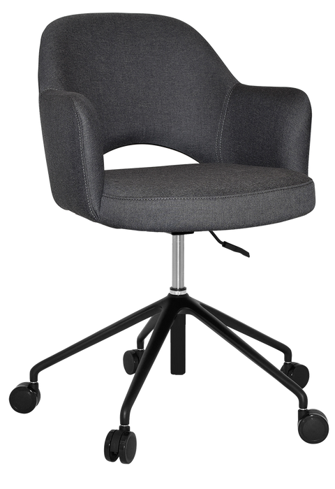 Arm Chair Albury Castor V2 Black - Gravity