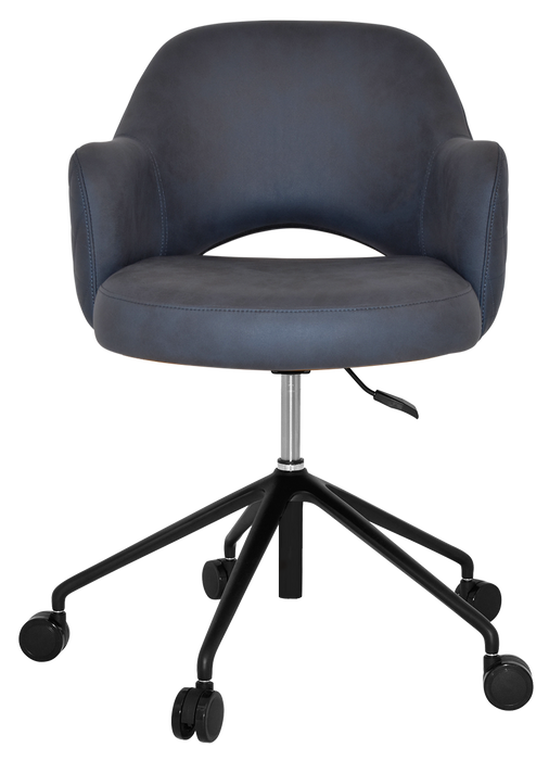 Arm Chair Albury Castor V2 Black - Pelle/Benito