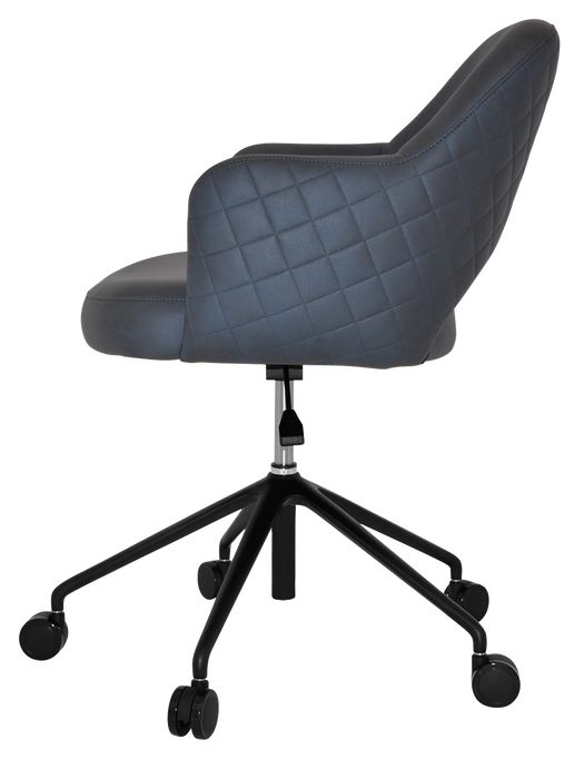 Arm Chair Albury Castor V2 Black - Pelle/Benito