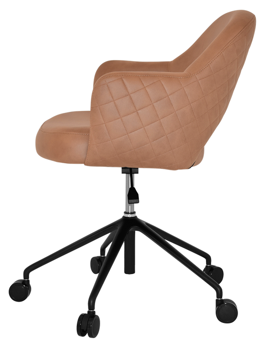 Arm Chair Albury Castor V2 Black - Pelle/Benito