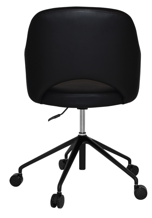 Arm Chair Albury Castor V2 Black - Vinyl