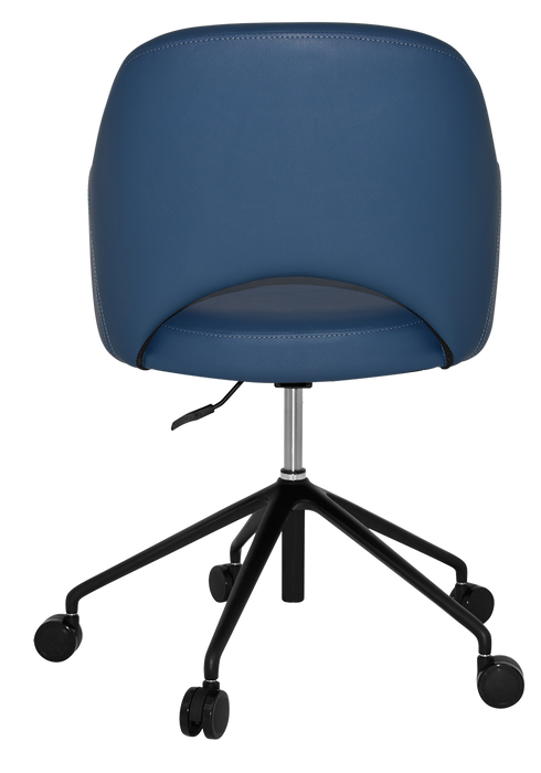 Arm Chair Albury Castor V2 Black - Vinyl