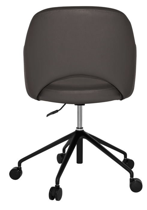 Arm Chair Albury Castor V2 Black - Vinyl