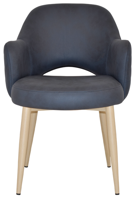 Arm Chair Albury Metal Birch - Pelle/Benito