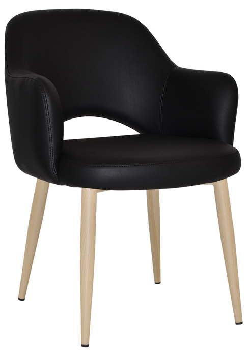 Arm Chair Albury Metal Birch - Vinyl