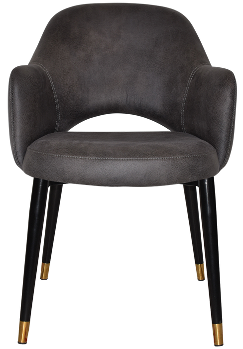 Arm Chair Albury Metal (Slim) Black Brass - Eastwood