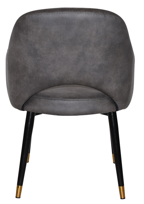 Arm Chair Albury Metal (Slim) Black Brass - Eastwood