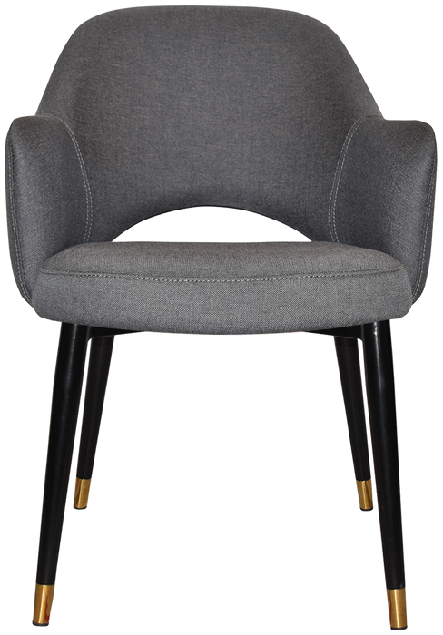 Arm Chair Albury Metal (Slim) Black Brass - Gravity