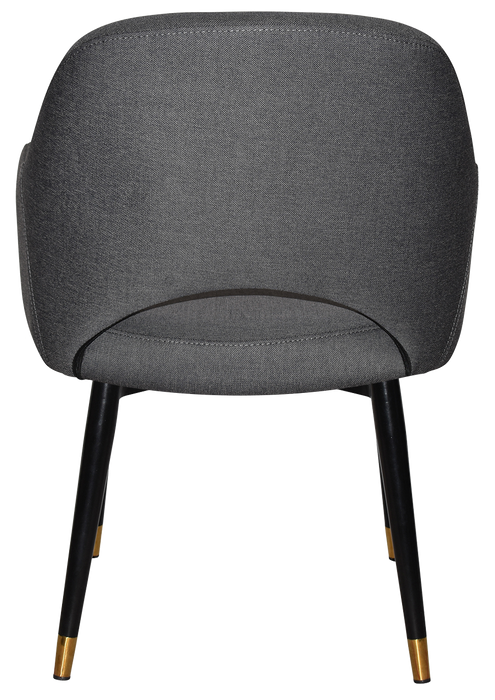 Arm Chair Albury Metal (Slim) Black Brass - Gravity